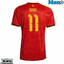 Belgium Jeremy Doku #11 Replica Home Shirt World Cup 2026 Short Sleeve